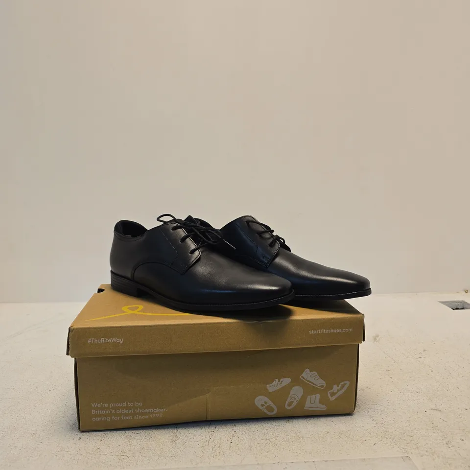 START-RITE ACADEMY 3511_7 BLACK LEATHER OXFORD SHOES (UK 6)