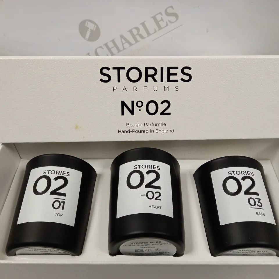 STORIES PARFUMS NO.2 CANDLE GIFT SET