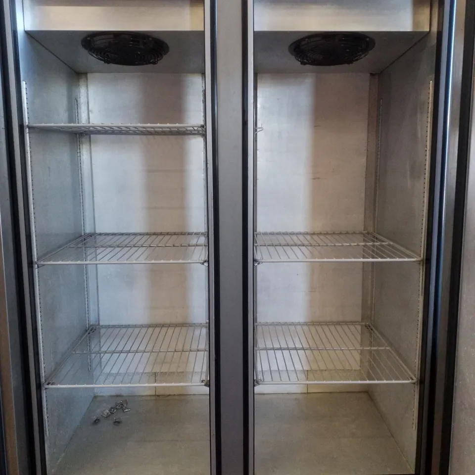 FOSTER DOUBLE DOOR UPRIGHT FRIDGE S/STEEL
