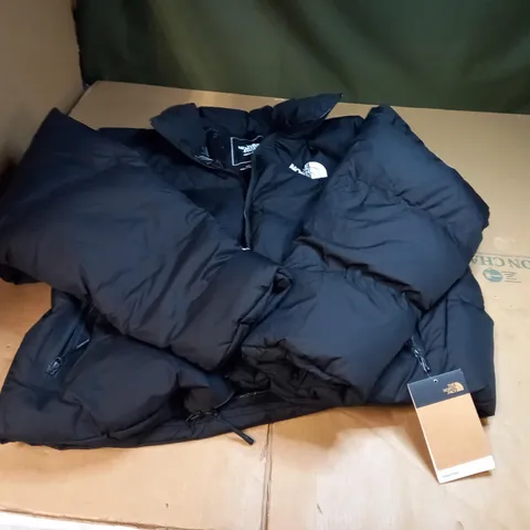 NORTH FACE BLACK PUFFER CHILDRENS JACKET - L