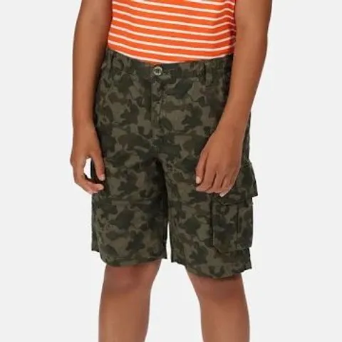 BRAND NEW REGATTA SHOREWALK SHORTS IN CAMO - UK KIDS 11/12 YRS
