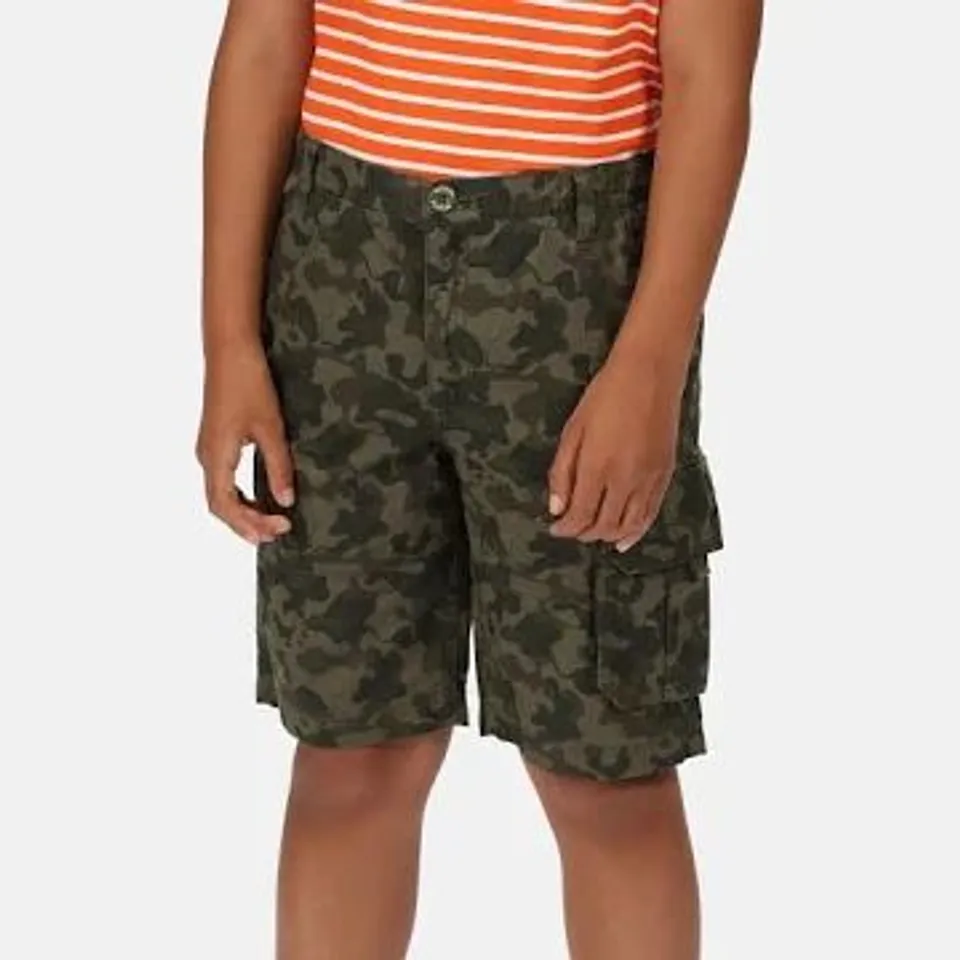 BRAND NEW REGATTA SHOREWALK SHORTS IN CAMO - UK KIDS 11/12 YRS