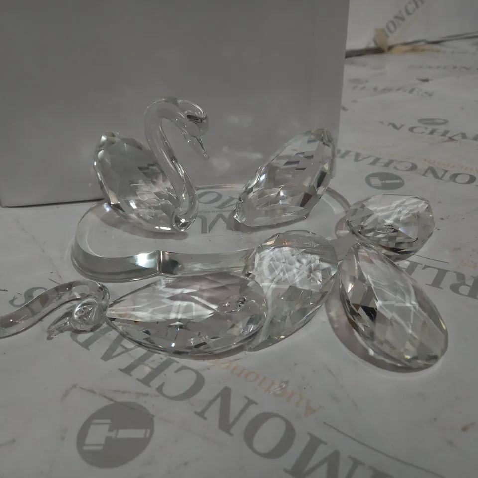 JULIEN MACDONALD CRYSTAL SWAN PAIR