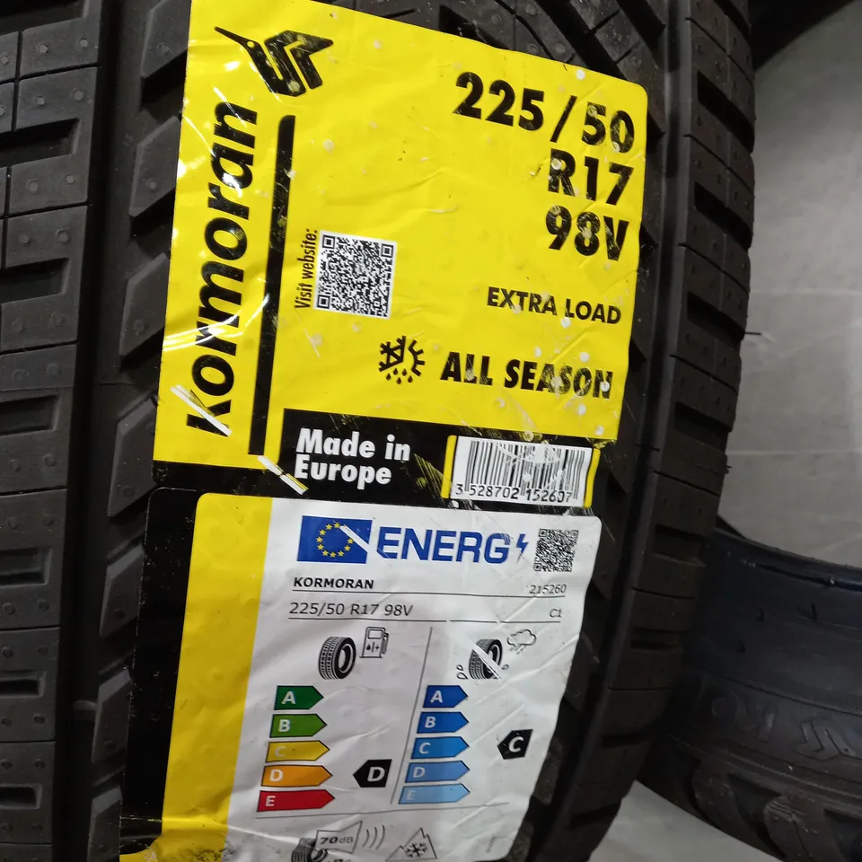 KORMORAN ALL SEASON EXTRA LOAD TYRES - 225/50 R17 98V
