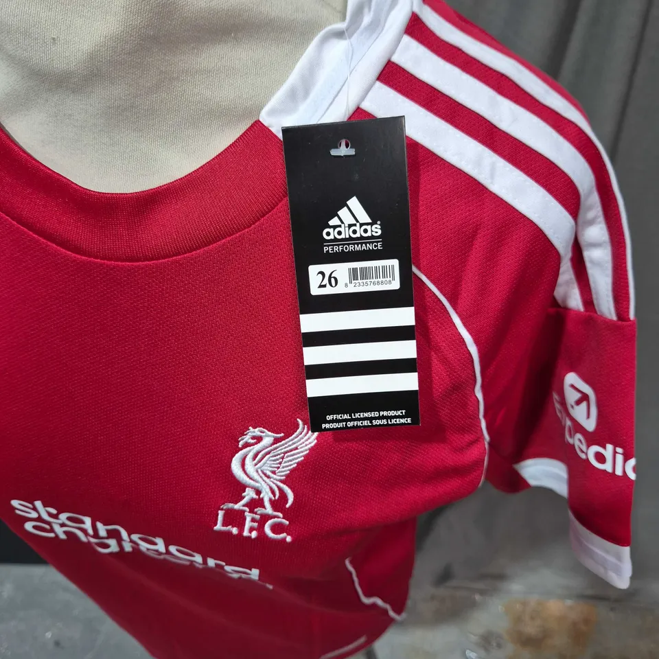 LIVERPOOL FC ADIDAS FOOTBALL SHIRT SHORTS AMD SOCKS – M. SALAH #11 (RED)