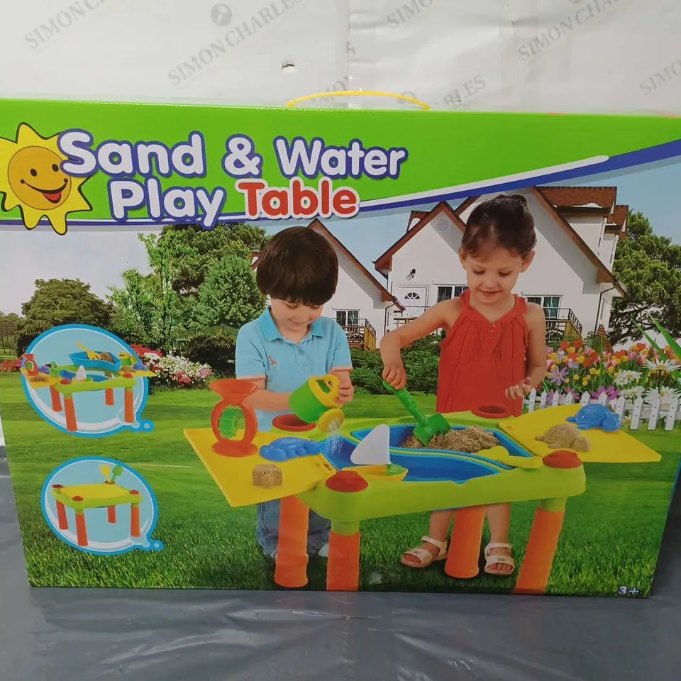 BOXED SAND & WATER PLAY TABLE