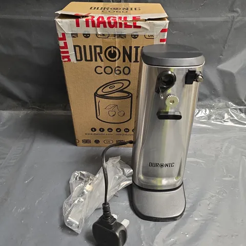 DURONIC CO60 ELECTRIC CAN OPENER β UK PLUG, 50W