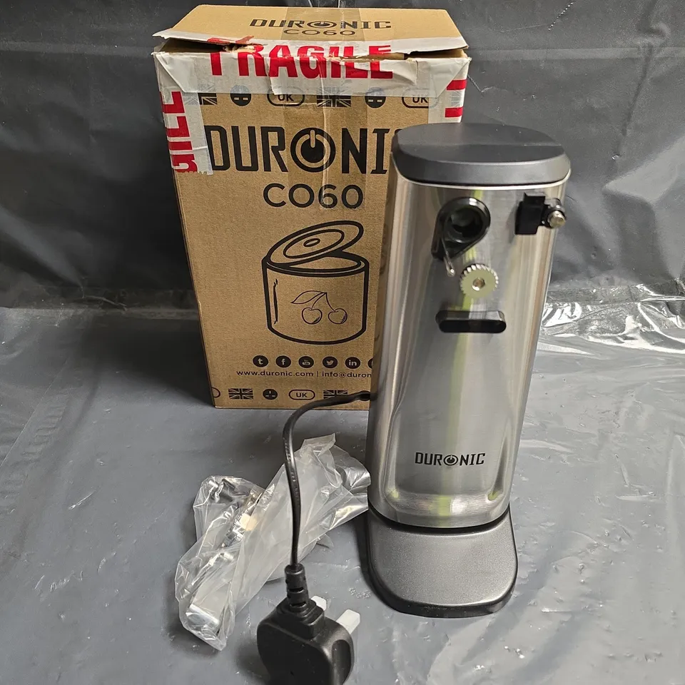 DURONIC CO60 ELECTRIC CAN OPENER – UK PLUG, 50W