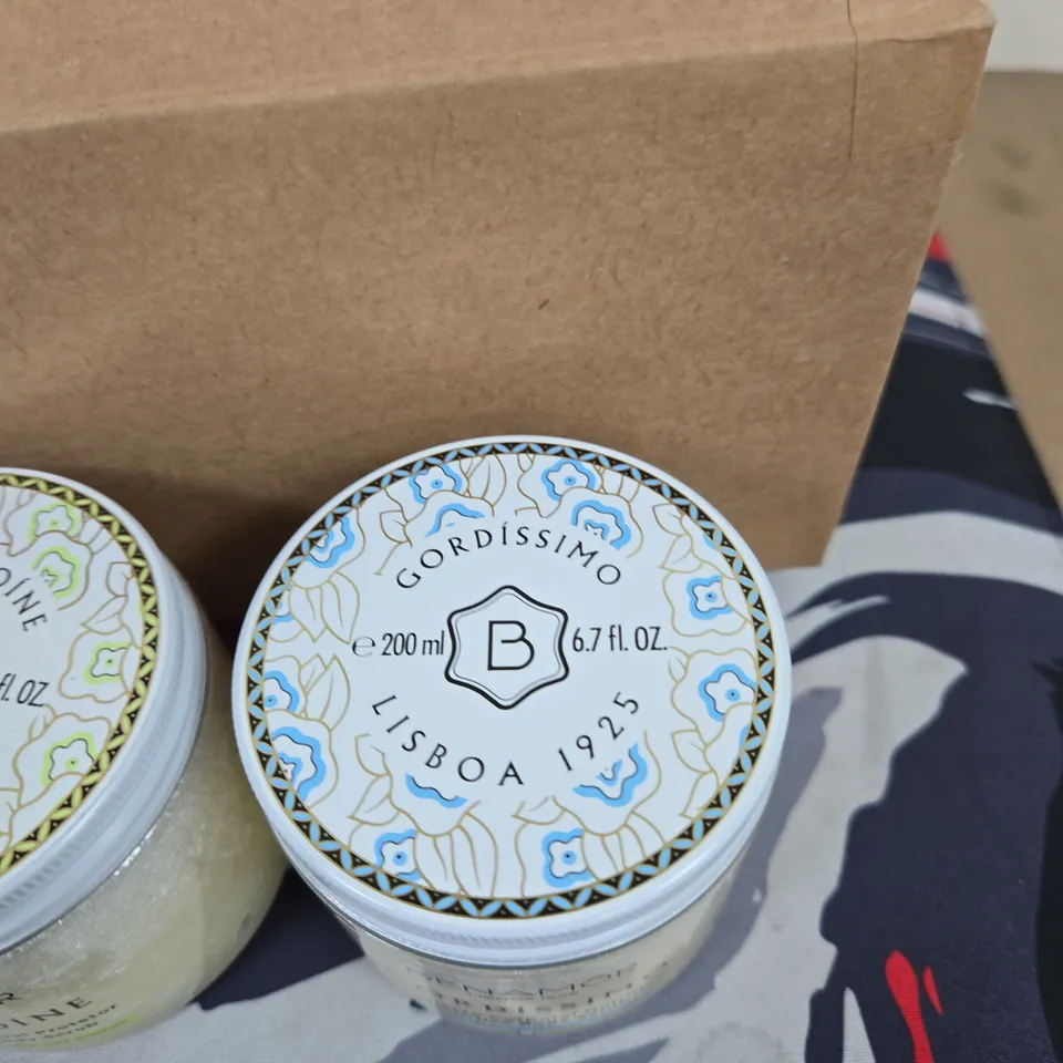 BENAMOR EXFOLIATING BODY SCRUB SET – GORDISSIMO & ALANTOINE, 200 ML EACH (LISBOA 1925)