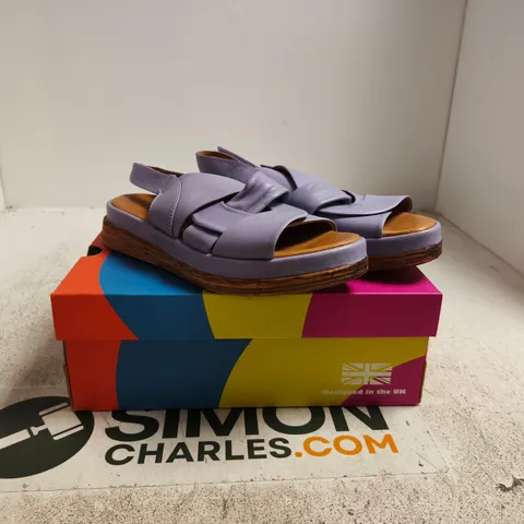 ADESSO WOMEN’S PURPLE PLATFORM SANDALS BOXED UK 6