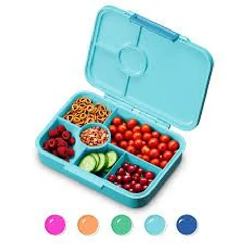 BOXED KLARSTEIN LUNCH BOX WITH COMPARTMENTS FOOD CONTAINER SNACK BOX TRITAN BPA-FREE BLUE