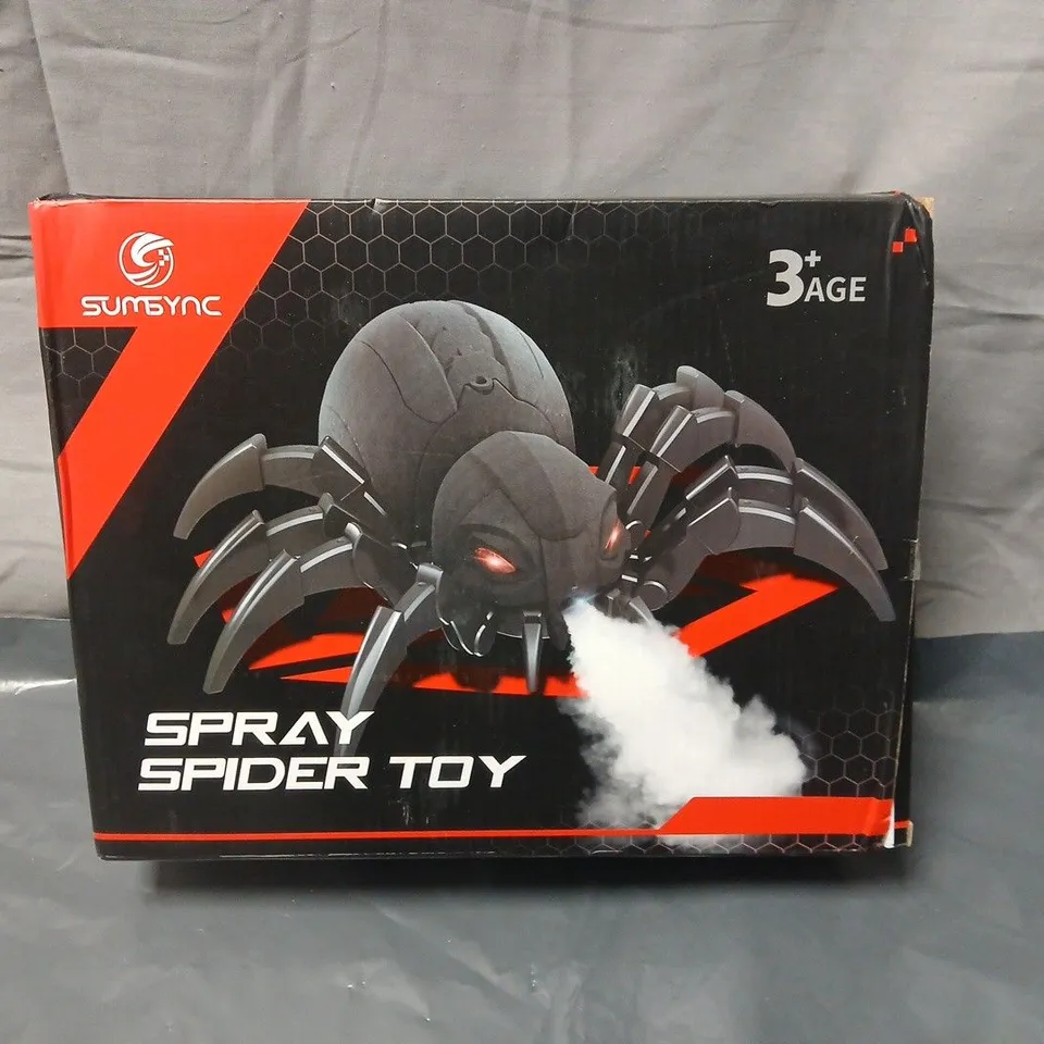 SPRAY SPIDER TOY – REMOTE-CONTROL SPIDER, BOXED