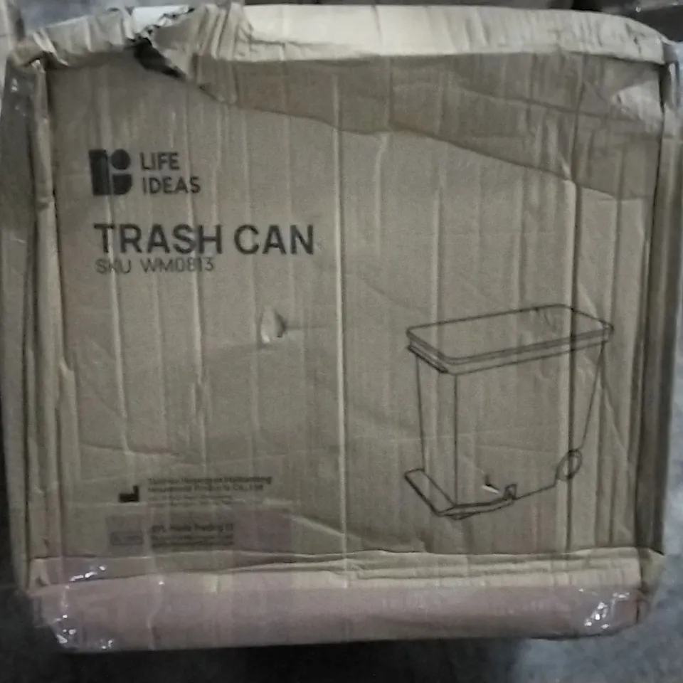 BOXED LIFE IDEAS TRASH CAN 