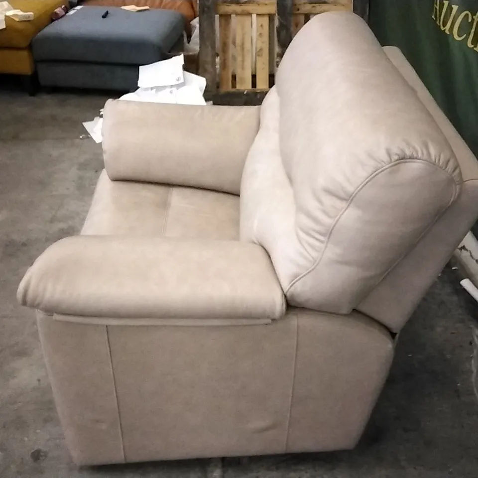 QUALITY BRITISH DESIGNED & MANUFACTURED G PLAN MOCHA LEATHER ELECTRIC RECLINING ARMCHAIR 