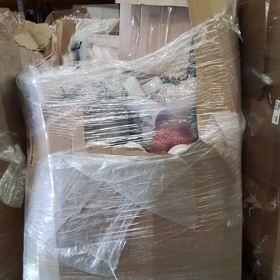 PALLET TO CONTAIN A LARGE QUANTITY OF HOUSEHOLD PRODUCTS TO INCLUDE;CUPS,STORAGE CONTAINERS,GLASSES