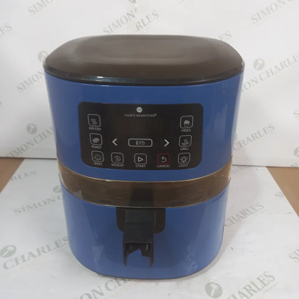 COOK'S ESSENTIALS AIR FRYER IN BLUE