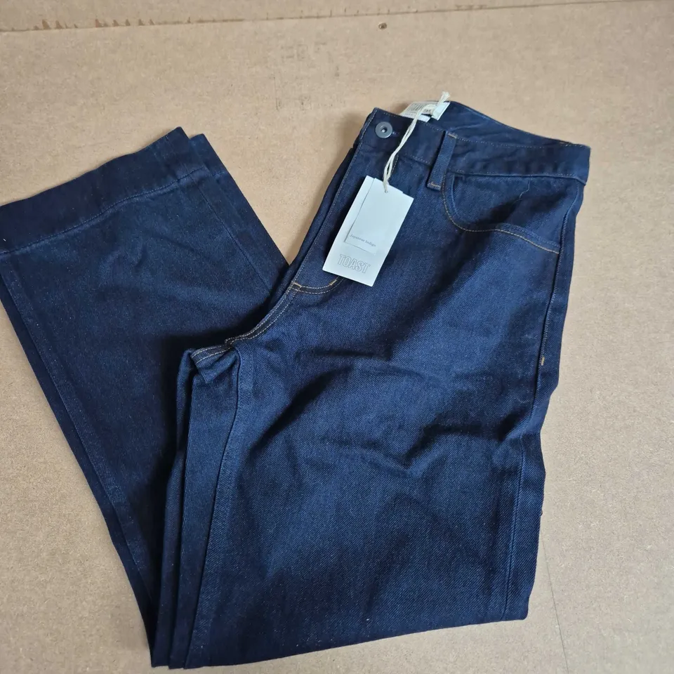 TOAST JAPANESE DENIM SLIM TROUSERS IN INDIGO - UK 12