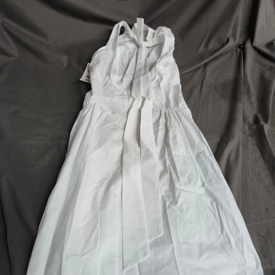 ZARA WOMEN'S WHITE DRESS – SIZE M 
