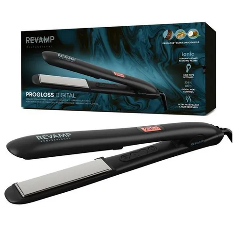 BOXED REVAMP PROGLOSS DIGITAL CERAMIC STRAIGHTENER ST-1000-GB