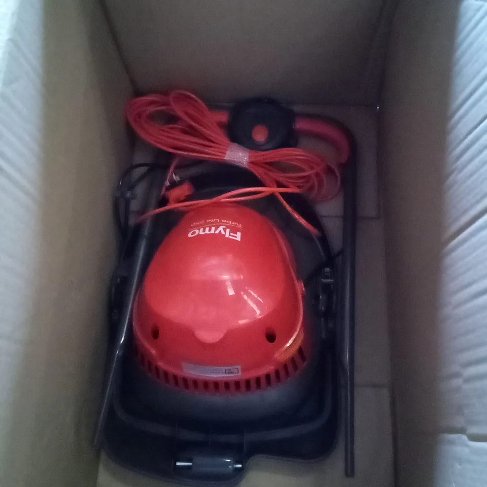 BOXED USED FLYMO HOVER VAC 250W ELECTRIC MOWER