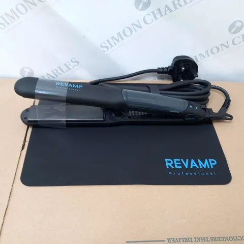 APPROXIMATELY 15 UNBOXED REVAMP PROGLOSS STEAMCARE CERAMIC STRAIGHTENER ST-1600-GB