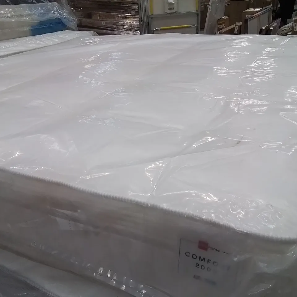 QUALITY BAGGED COMFORT 2000 6' SUPER KING MATTRESS 