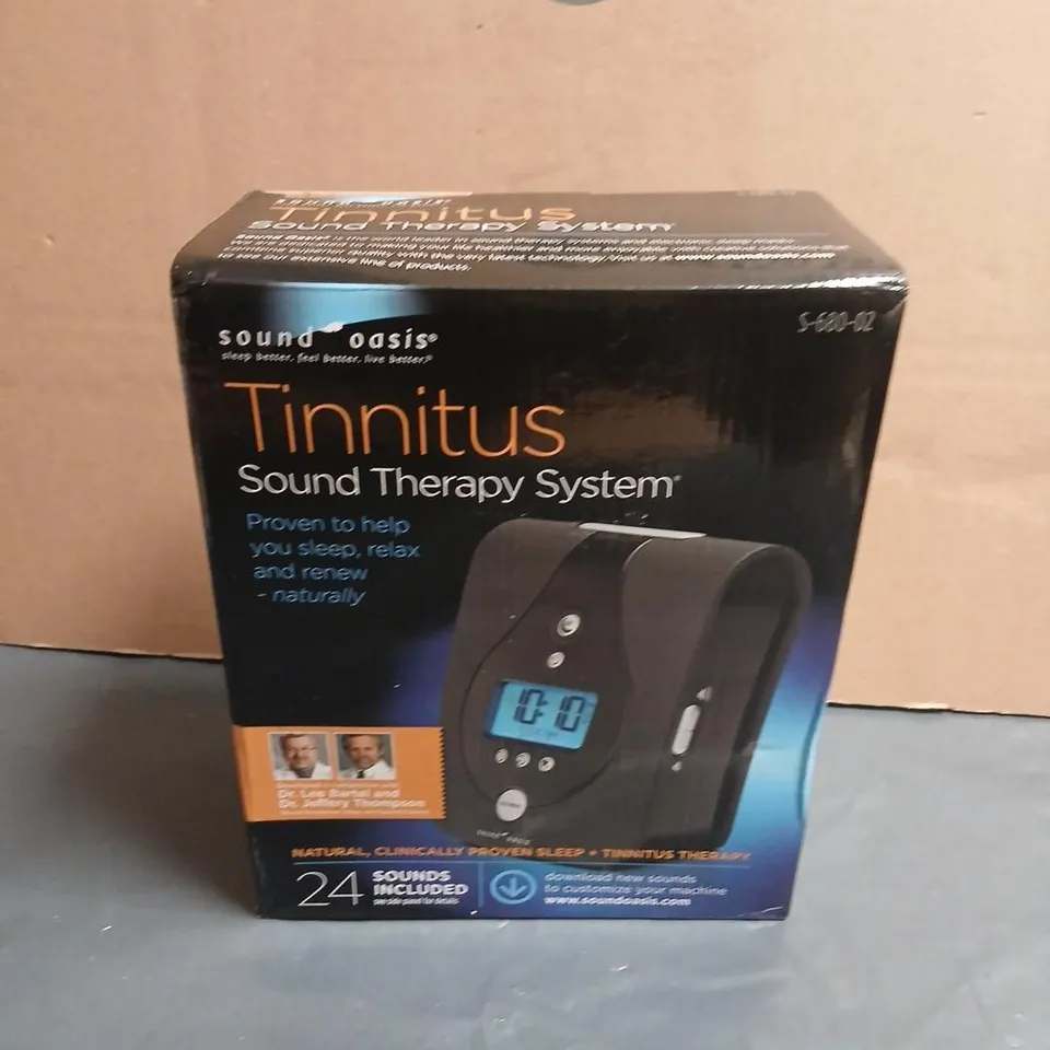 SOUND OASIS TINNITUS SOUND THERAPY SYSTEM
