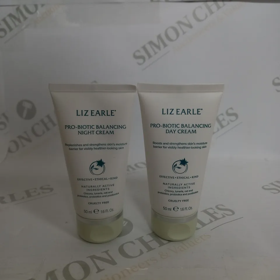SET OF 2 LIZEARLE PRO-BIOTIC BALANCING NIGHT CREAM 50ML