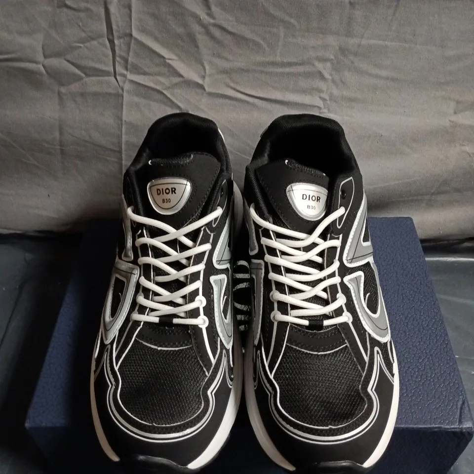 BOXED PAIR OF DIOR B30 SNEAKERS – SIZE 44