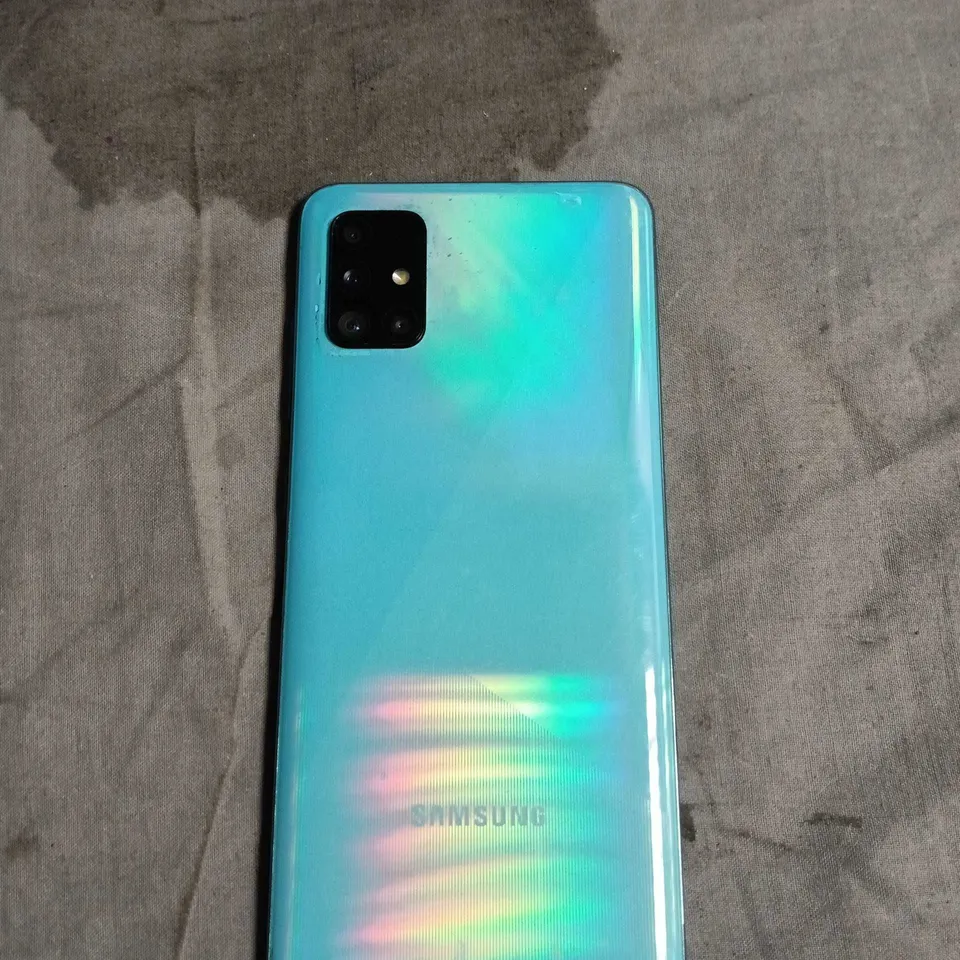 SAMSUNG GALAXY A51 SMARTPHONE – TEAL/BLUE
