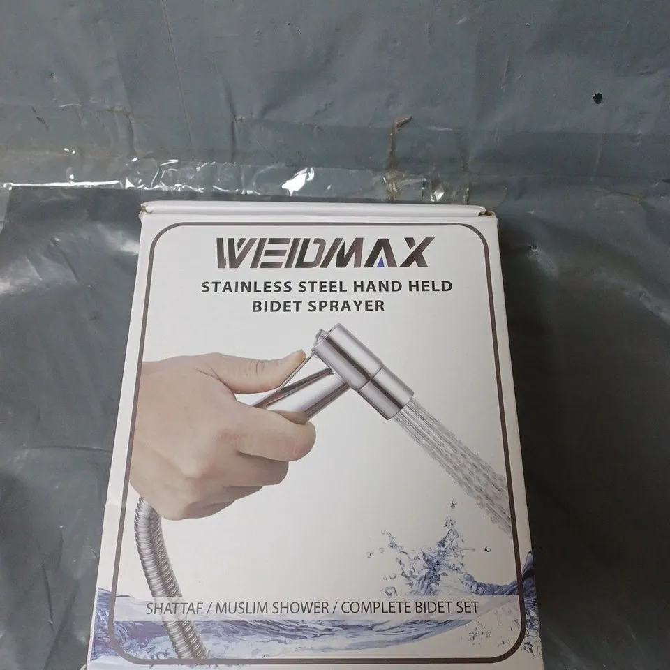 WEIDMAX STAINLESS STEEL HANDHELD BIDET SPRAYER