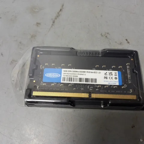 ORIGIN STORAGE ORIGIN RAM MODULE FOR NOTEBOOK