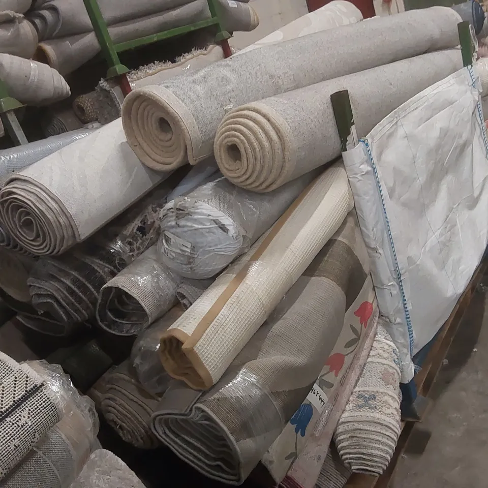 STILLAGE CONTAINING APPROXIMATELY  29x ASSORTED DESIGNER RUGS - STILLAGE NOT INCLUDED