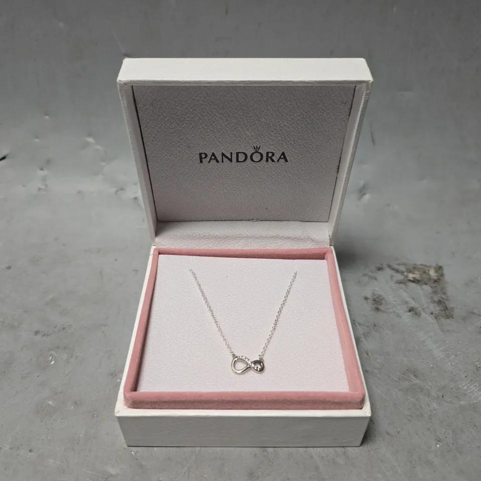 BOXED PANDORA INFINTY PENDANT NECKLACE 