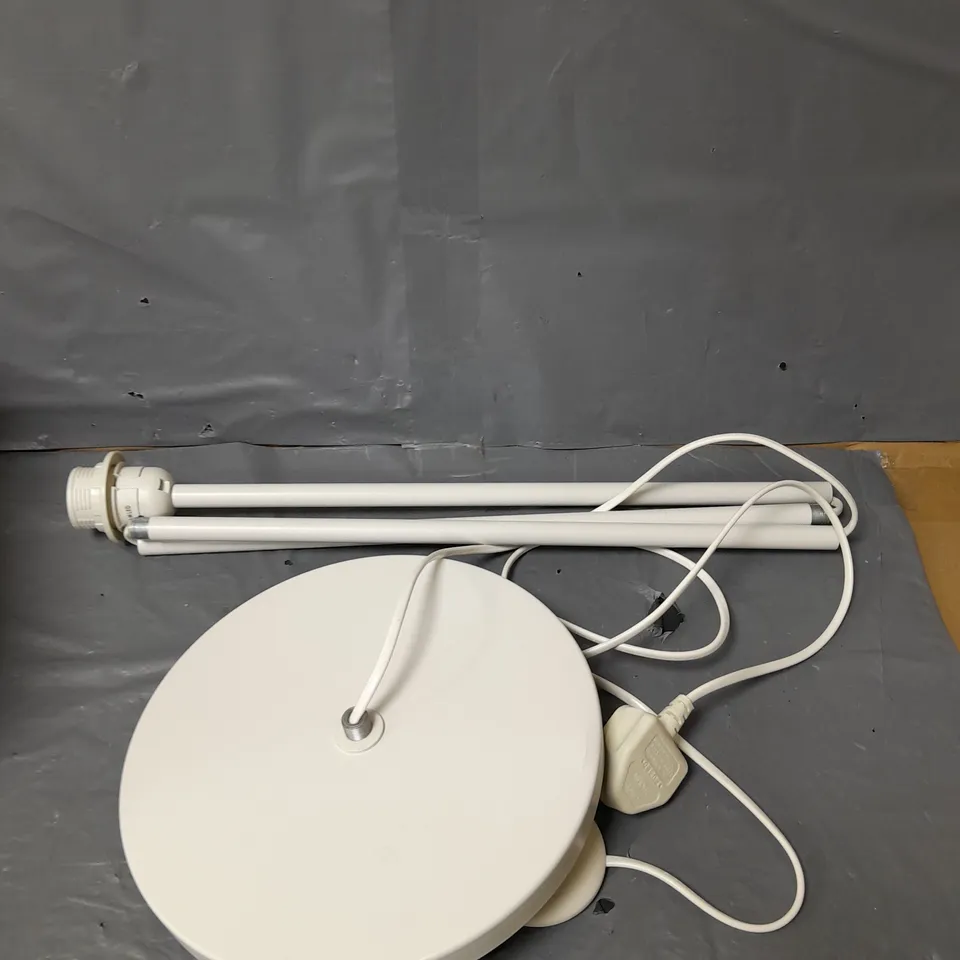 HOME TISA FLOOR LAMP BASE ONLY - WHITE