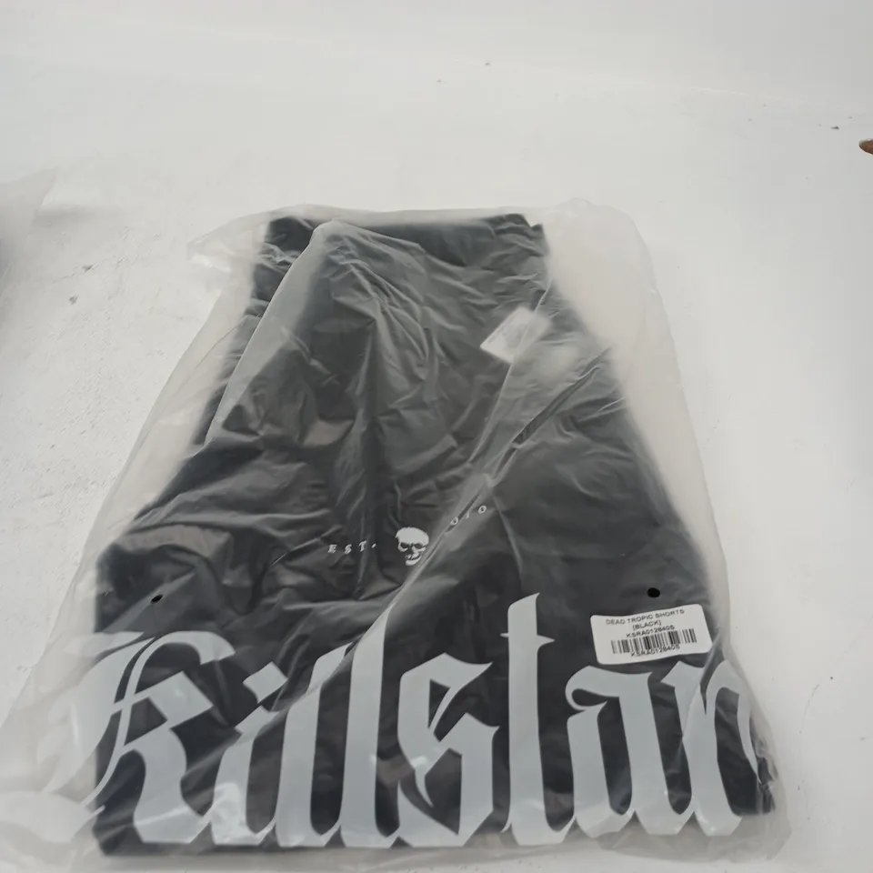 BOX OF APPROXIMATELY 20 BRAND NEW ASSORTED KILLSTAR CLOTHING ITEMS INCLUDING DEAD TROPIC SHORTS AND THE ANTISOCIALS CARDIGAN 