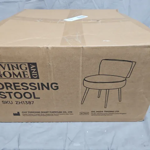 DRESSING STOOL – LIVING HOME (BOXED)
