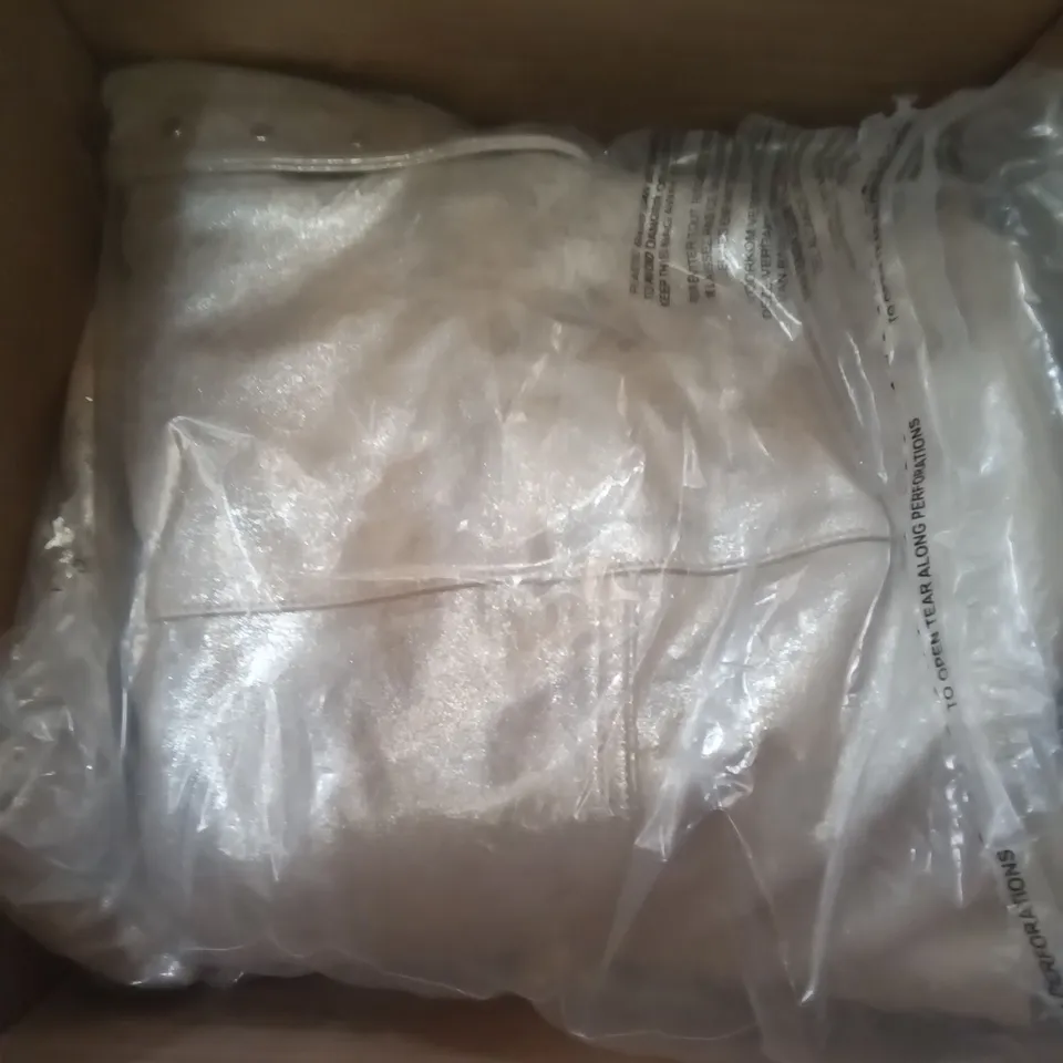 BOX OF APPROXIMATELY 8 JULIEN MACDONALD METALLIC BIKER JACKET SIZE 12
