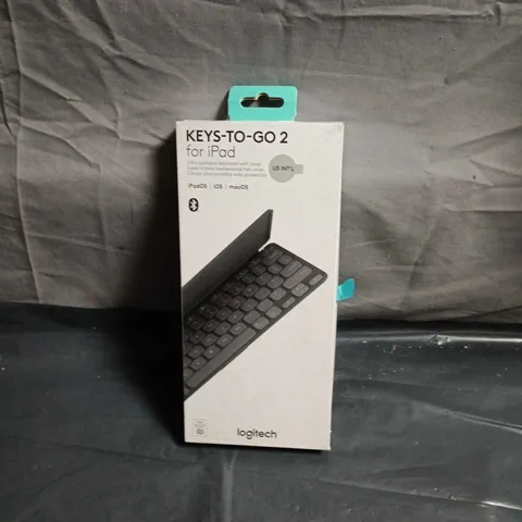 LOGITECH KEYS-TO-GO 2 FOR IPAD – BOXED - US KEYBOARD