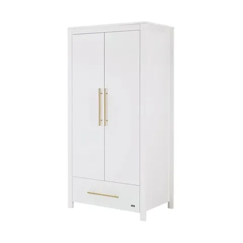 BOXED TUTTI BAMBINI TIVOLI WARDROBE - WHITE (3 BOXES)