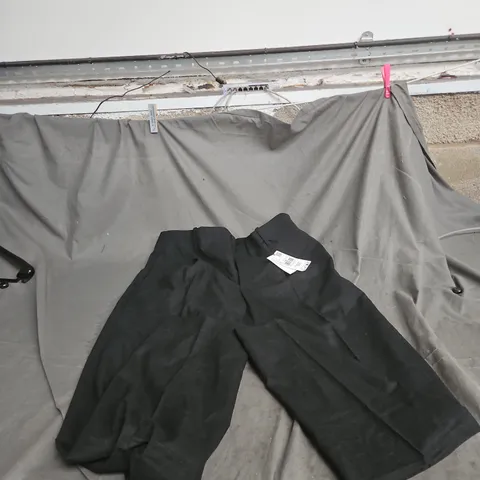 MANGO TROUSERS - BLACK, UK 32 (EU 42)