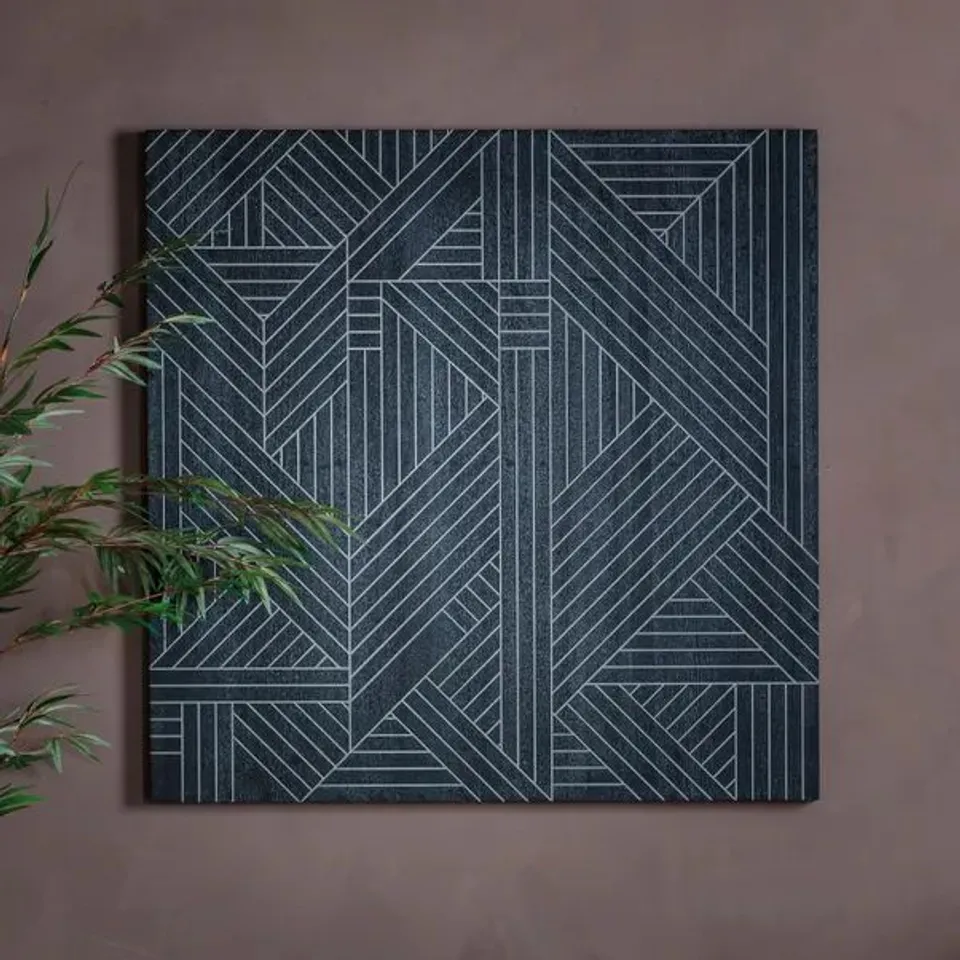 BOXED ELVINA WALL ART // SIZE: L 100cm X W 100cm X D 3cm