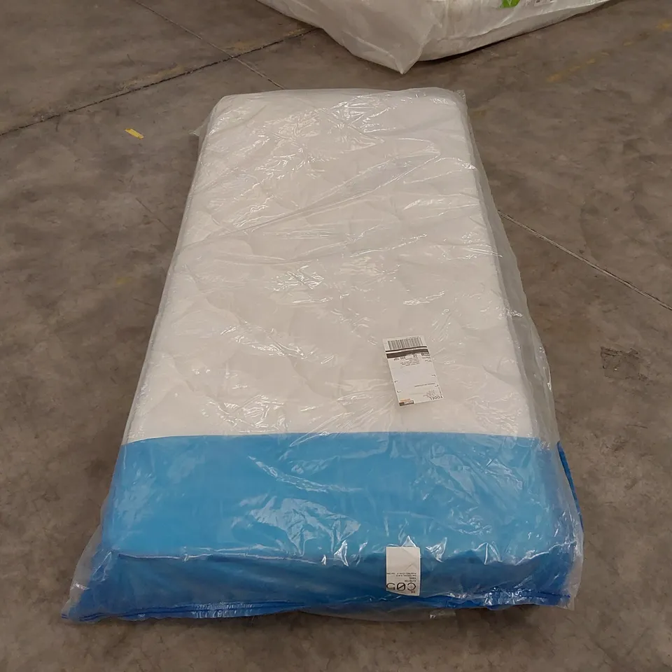 QUALITY BAGGED SINGLE 90cm AIRSPRUNG LUXURY QUILTED MEDIUM MATTRESS