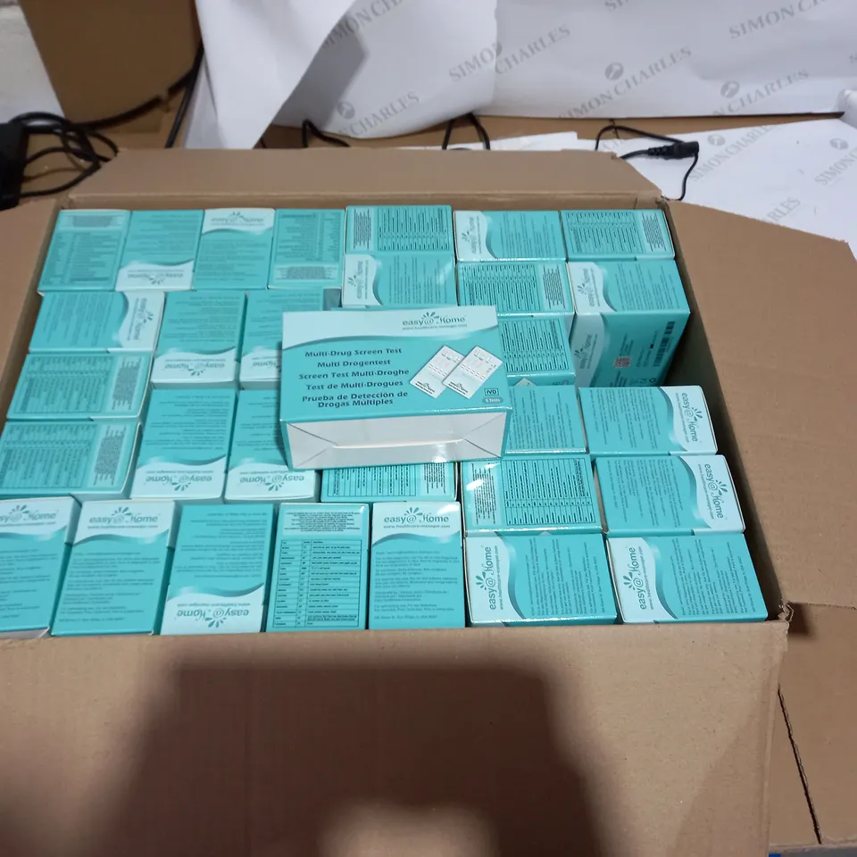 BOX OF A SIGNIFICANT QUANTITY OF EASY @ HOME MULTI-DRUG SCREEN TESTS 