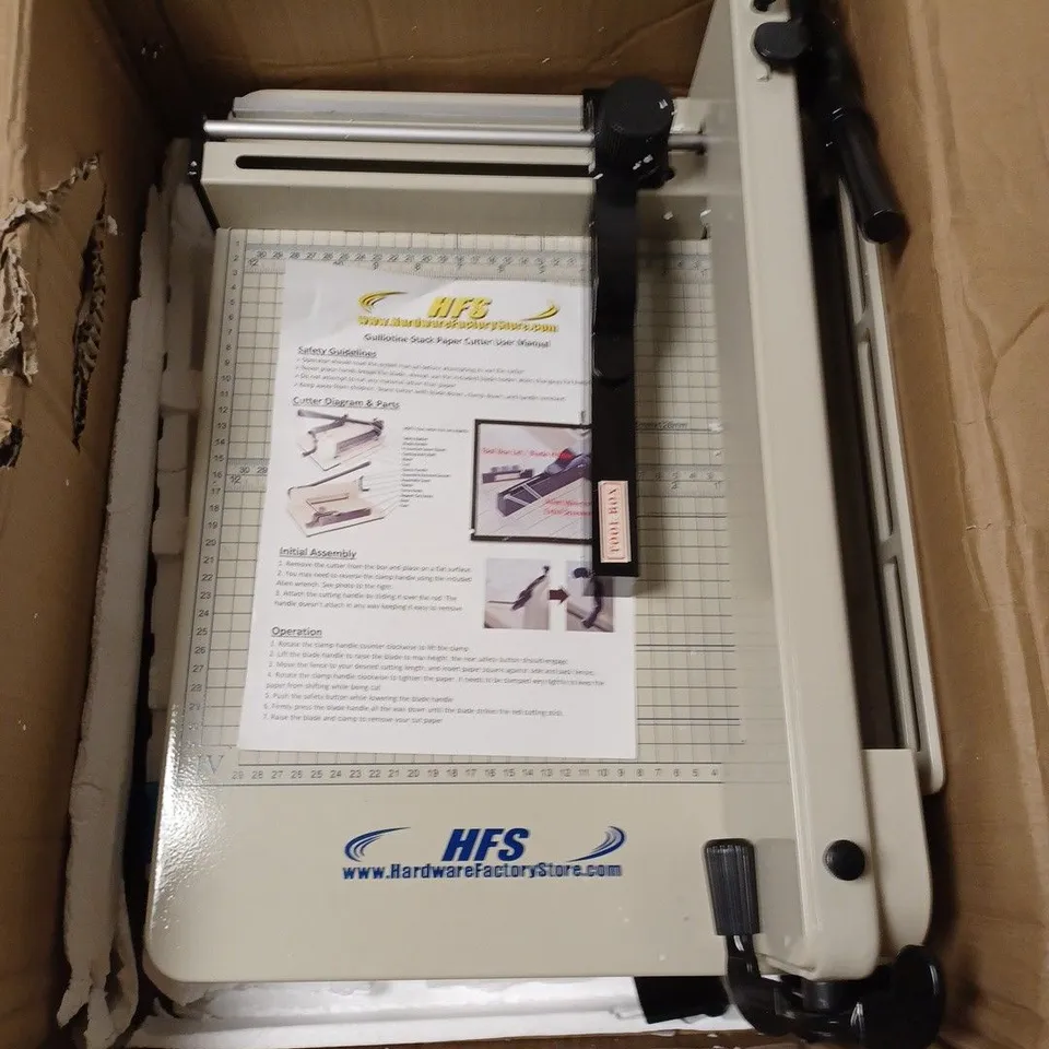 HFS (R) 30CM MANUAL GUILLOTINE PAPER CUTTER TRIMMER MACHINE HEAVY DUTY A4 400 PAPER CUT