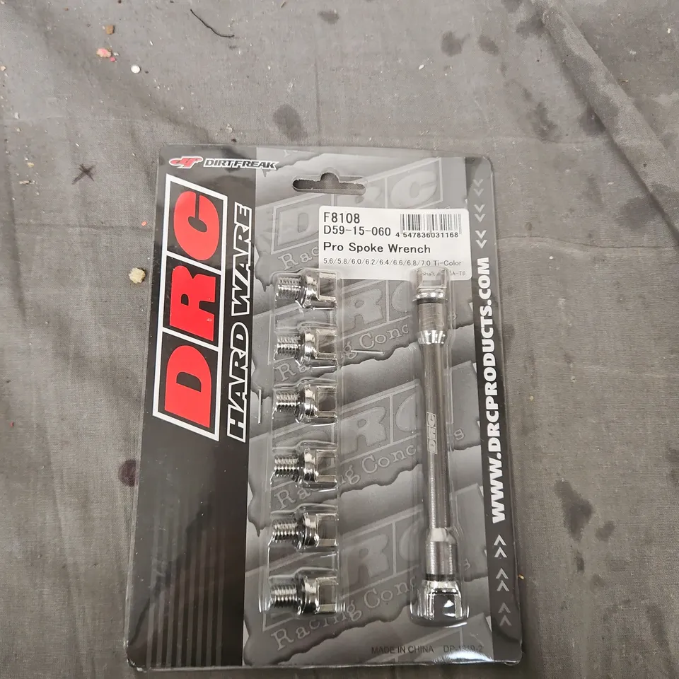 Dirt Freak Pro Spoke Wrench Kit – 8 sizes 5.6–7.0 mm