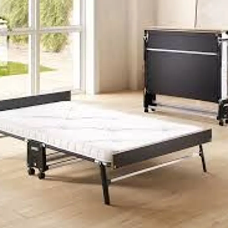 BOXED JAY-BE GP120 SMALL DOUBLE GRAND FOLDING BED WITH E-POCKET TUFTED MATTRESS