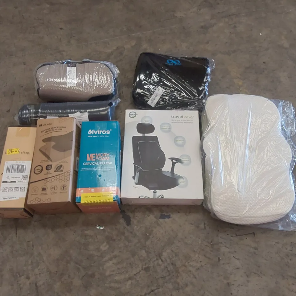 PALLET TO CONTAIN A LARGE ASSORTMENT OF PILLOWS AND CUSHIONS AND RELATED PRODUCTS // BRANDS MAY VARY