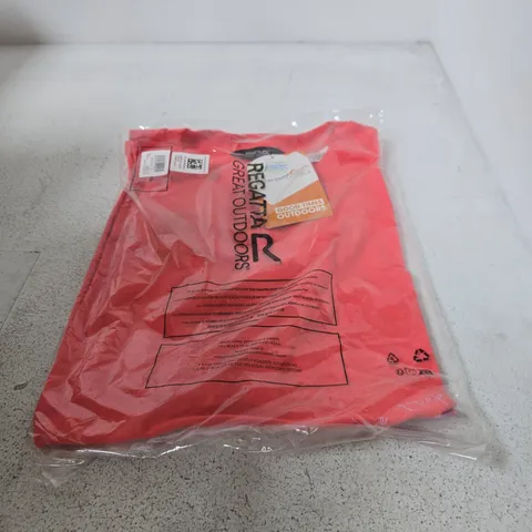 BOX OF APPROXIMATELY 8 BRAND NEW REGATTA FLAURELLE T SHIRT - PEACH - SIZE 20