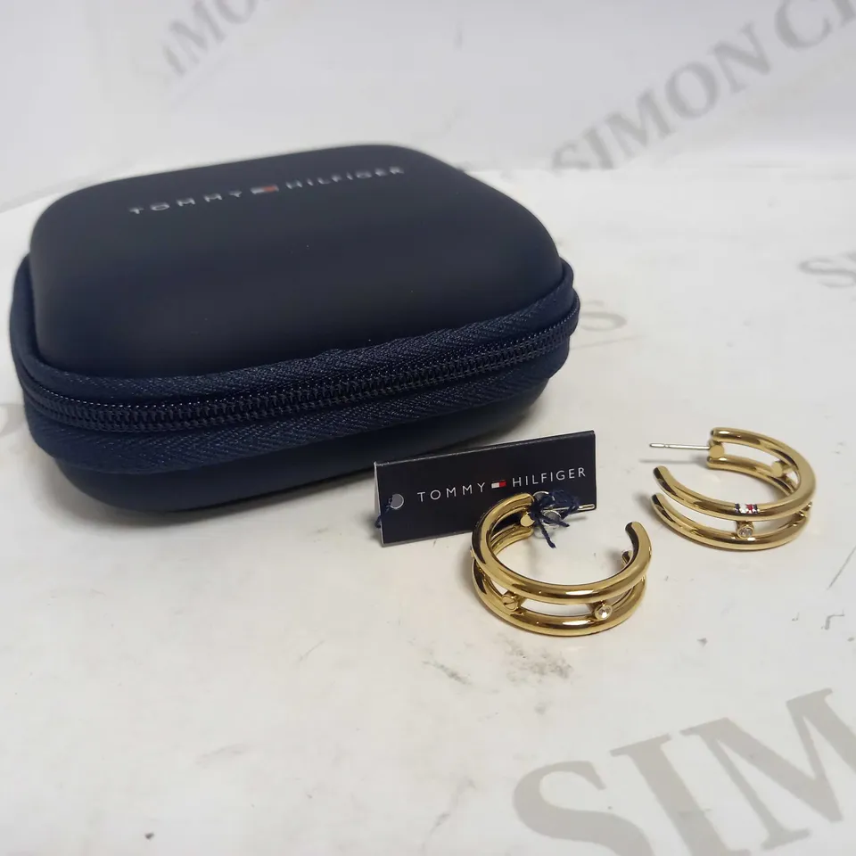TOMMY HILFIGER HARDWARE LADIES HOOP EARRINGS RRP £59